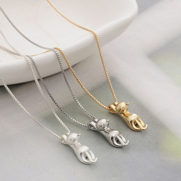 Cute Cat Hanging Necklace