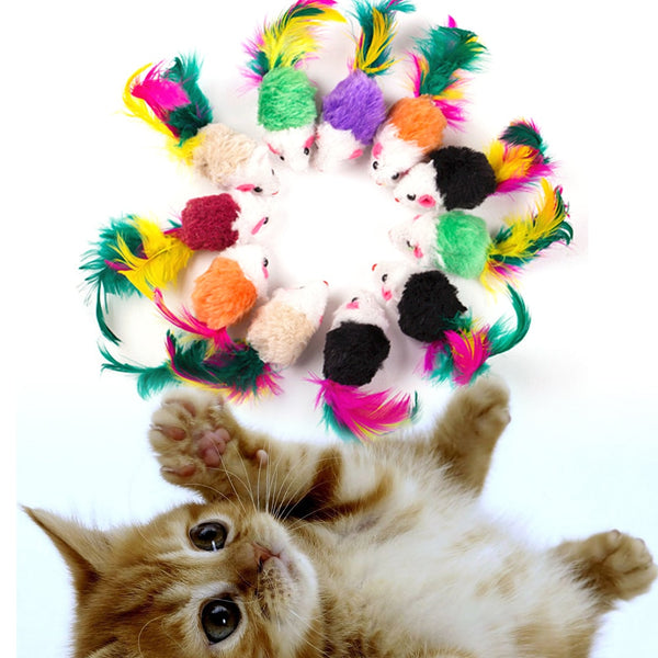 10 Mouse Cat Toys