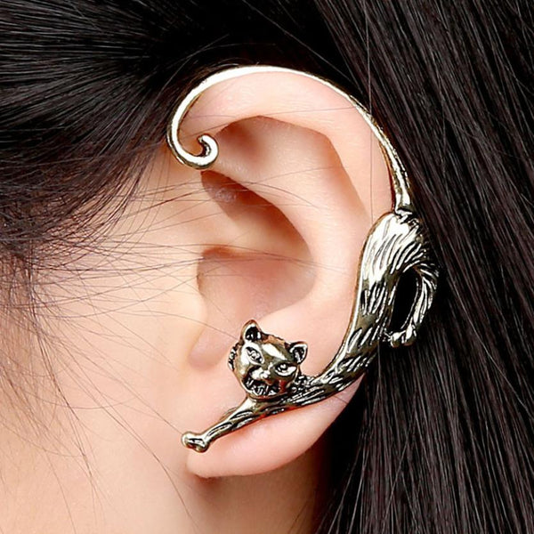 Cat Tail Twist Ear Ring